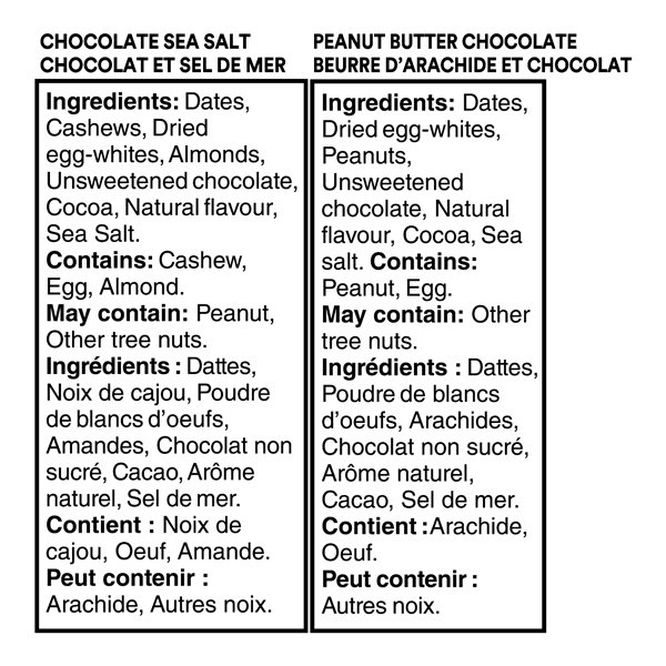 RXBar Minis Chocolat et sel de mer & Beurre d'arachide et chocolat