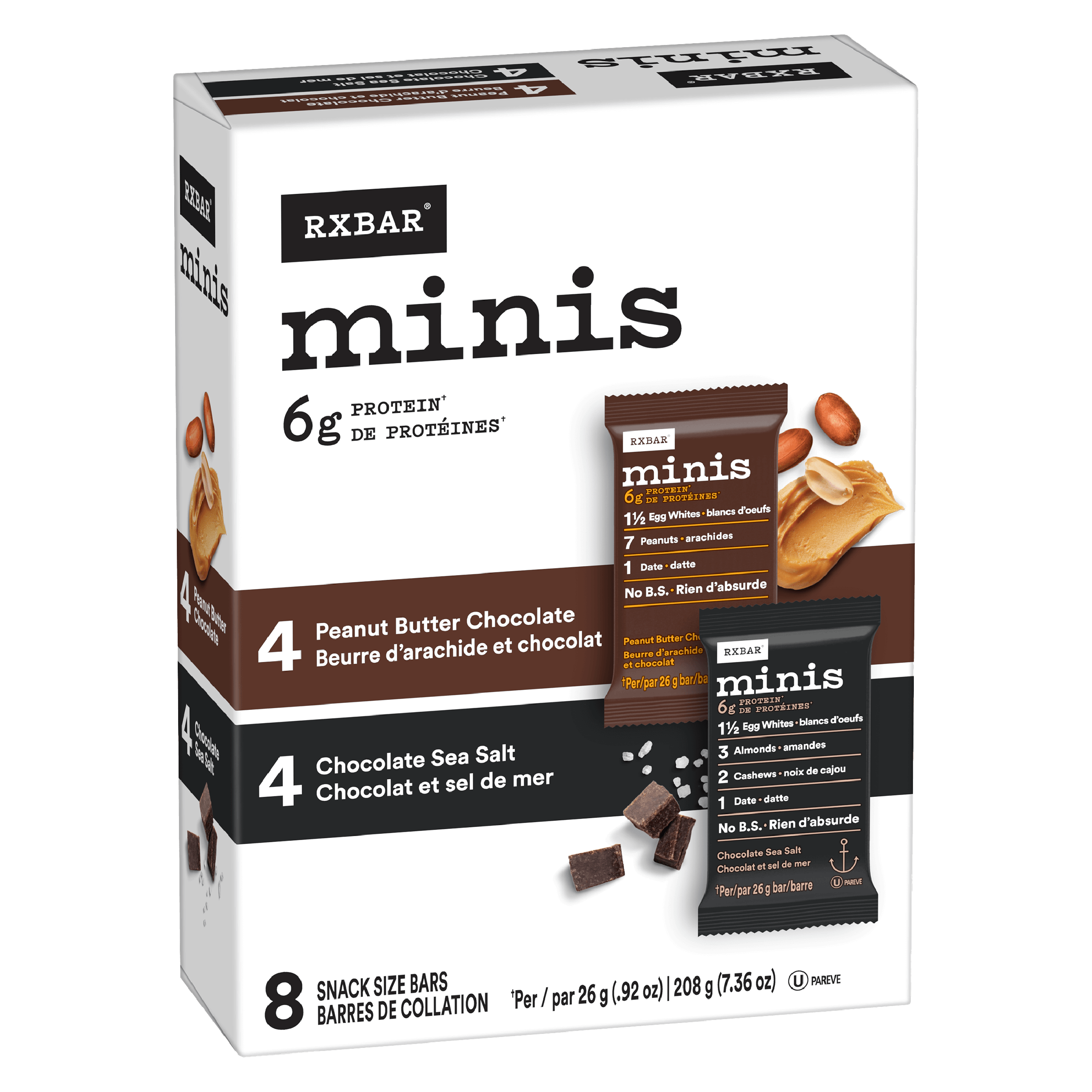 RXBar Minis Chocolat et sel de mer & Beurre d'arachide et chocolat